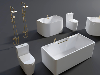 卫浴五金3d模型下载 卫生洁具设计与方案呈现的数字资源宝库